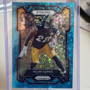🔥 2023 Panini Prizm Najee Harris Blue Disco Prizm /95 Pittsburgh Steelers SP